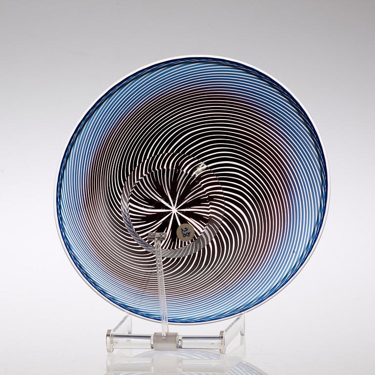 Edward Hald, An Edward Hald 'Slipgraal' glass bowl, Orrefors 1955.