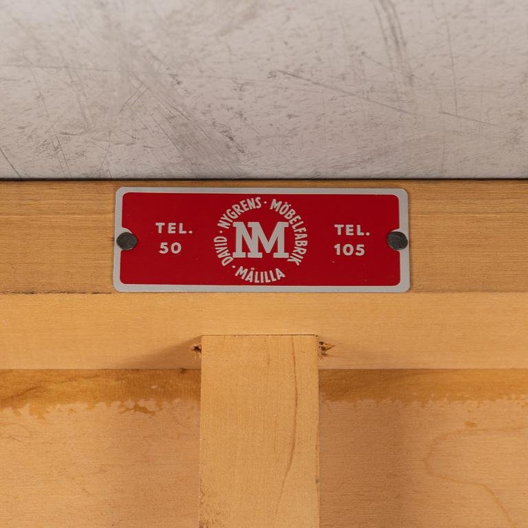 Sven Markelius, A set of six birch 'Orkesterstolen' chairs, mid 20th Century.