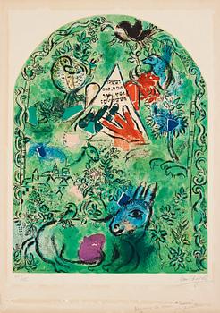 895. Marc Chagall After, "La tribu de D'Issachar" ur "Douze maquettes de vitraux pour Jérusalem".