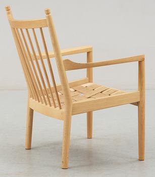 KARMSTOL, Hans J Wegner, Fritz Hansen, modell: FH 1788, Tremmestol, ritad 1945.