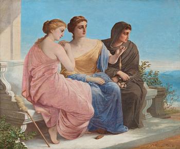 Nils Jakob Olsson Blommér, The three Graces.