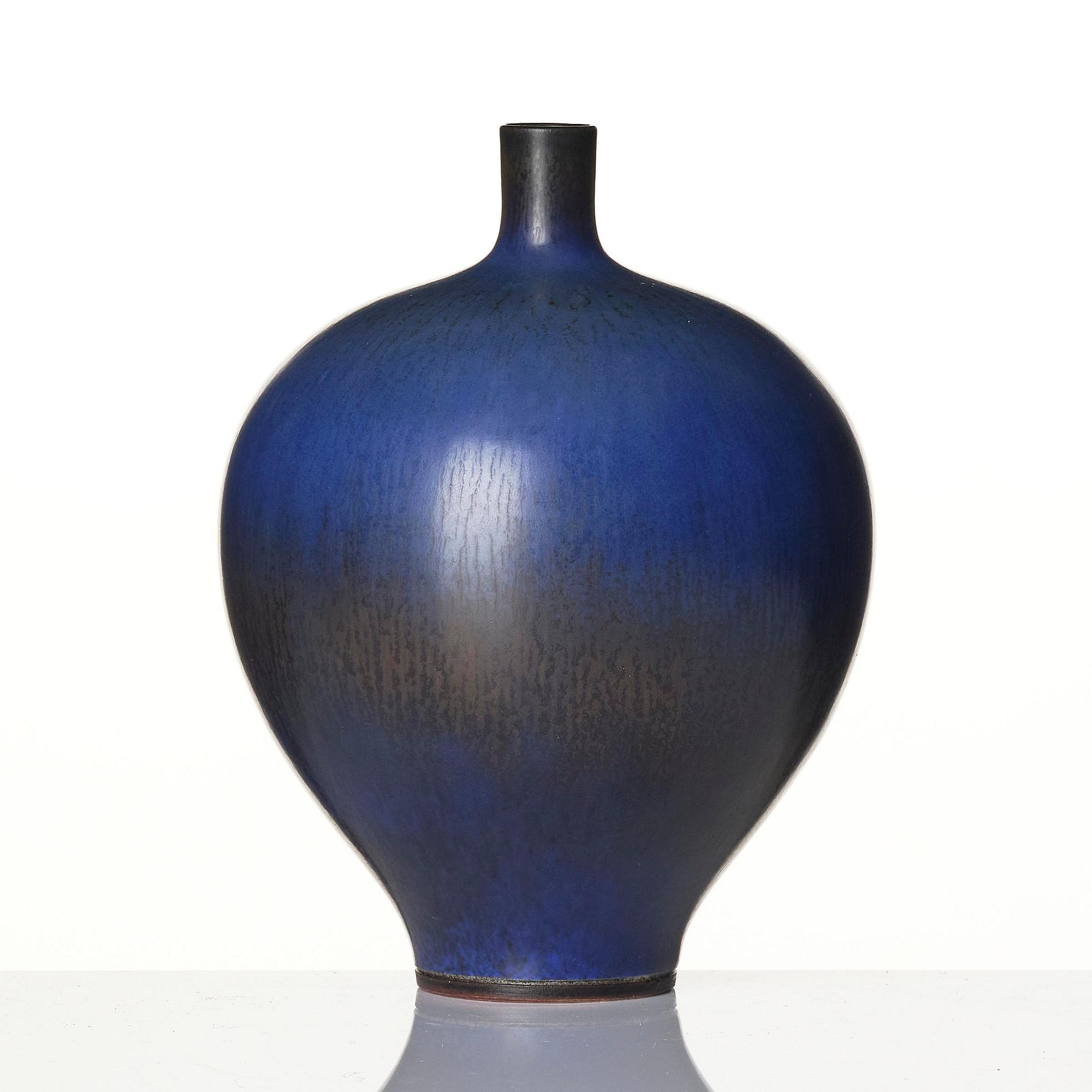 Berndt Friberg, vaser, 3 st, stengods, Gustavsbergs Studio 1956-64.