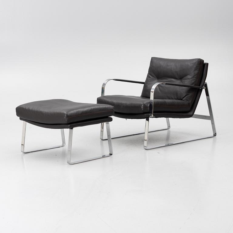 Lenka Teilmann, armchair with footstool, “Shabby”, Conform, 2000s.