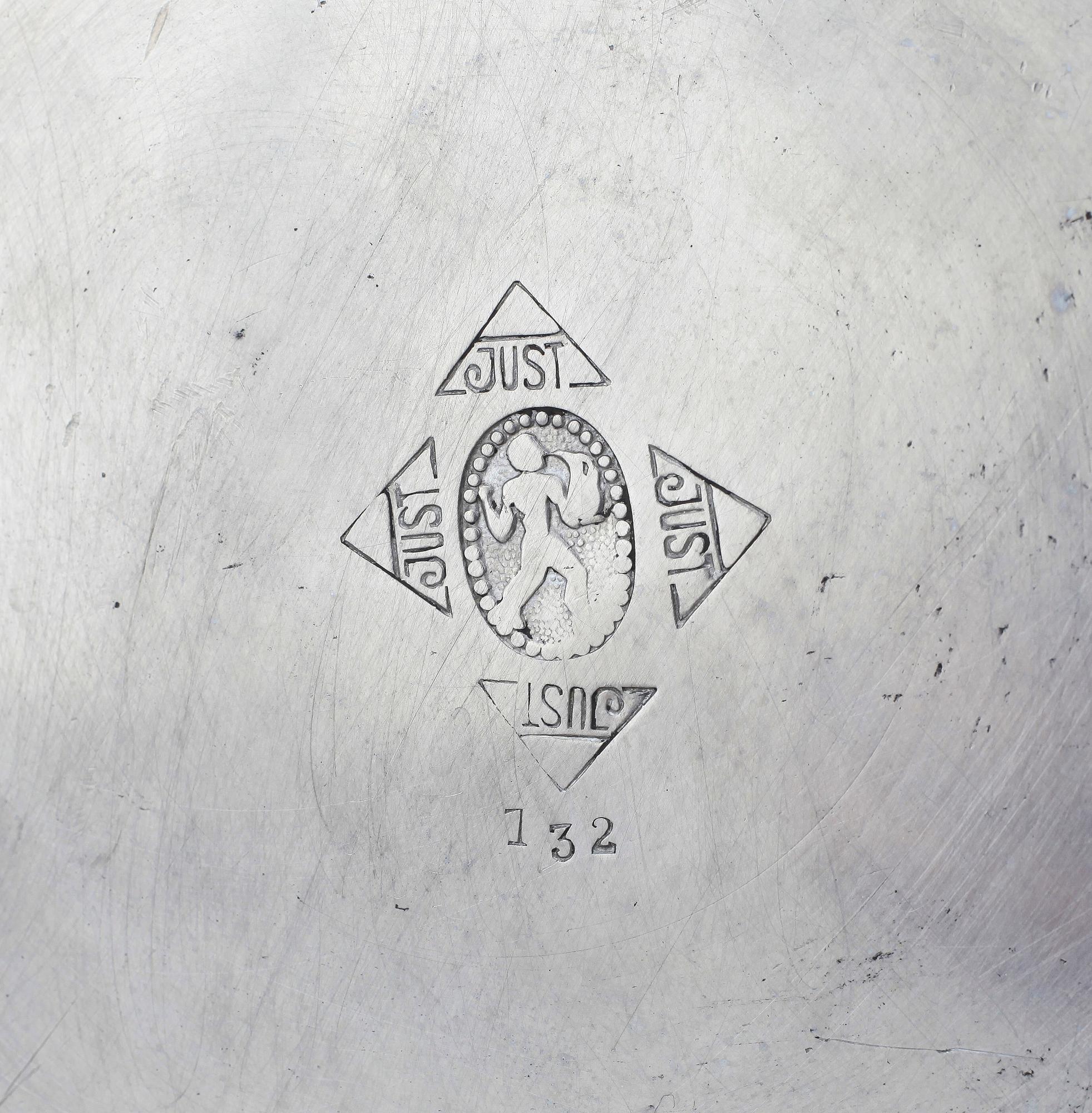 ISHINK, tenn,  Just Anderssen, Danmark. 1900-talets början.