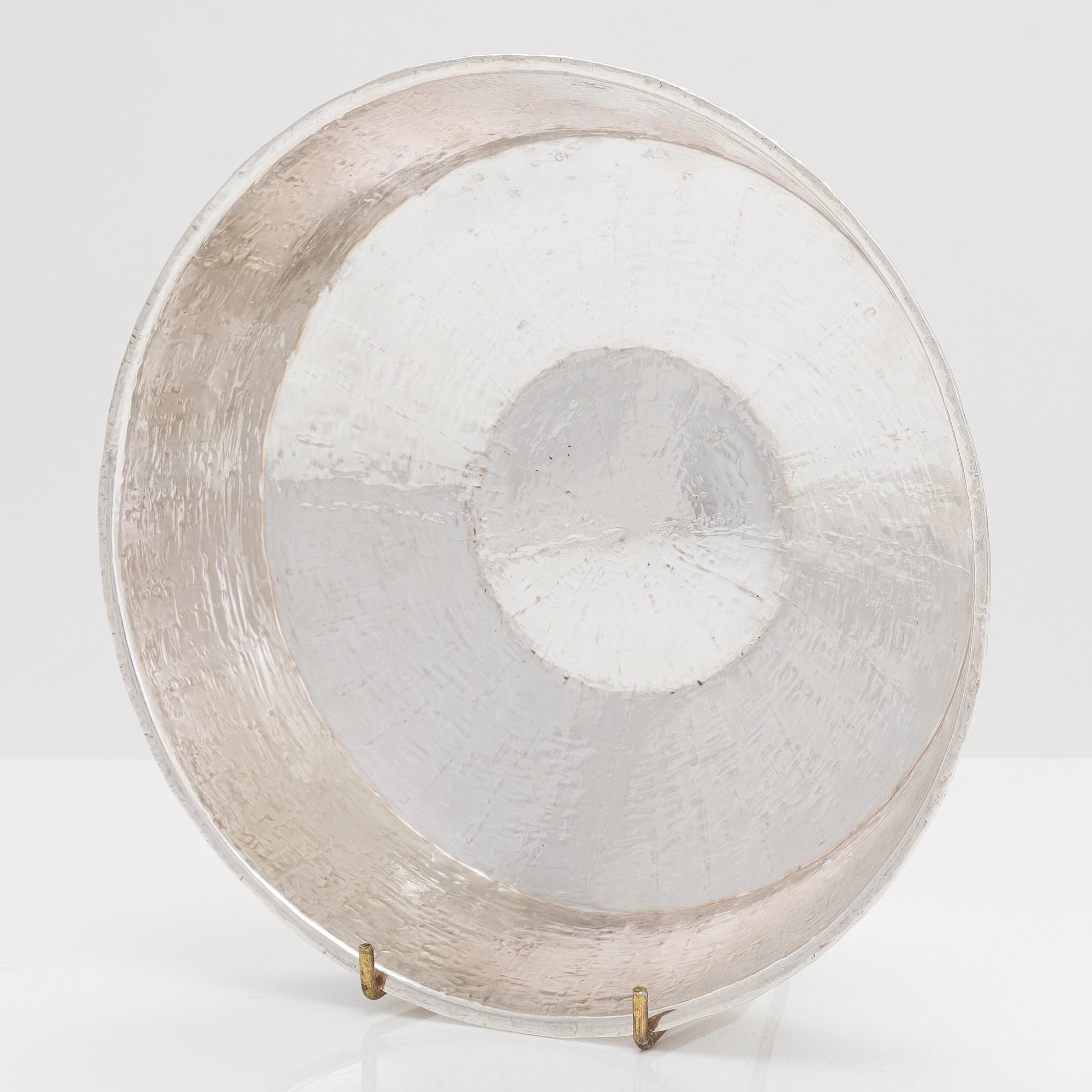 Tapio Wirkkala, a silver bowl model  TW 289, Kultakeskus, Hämeenlinna 1965.