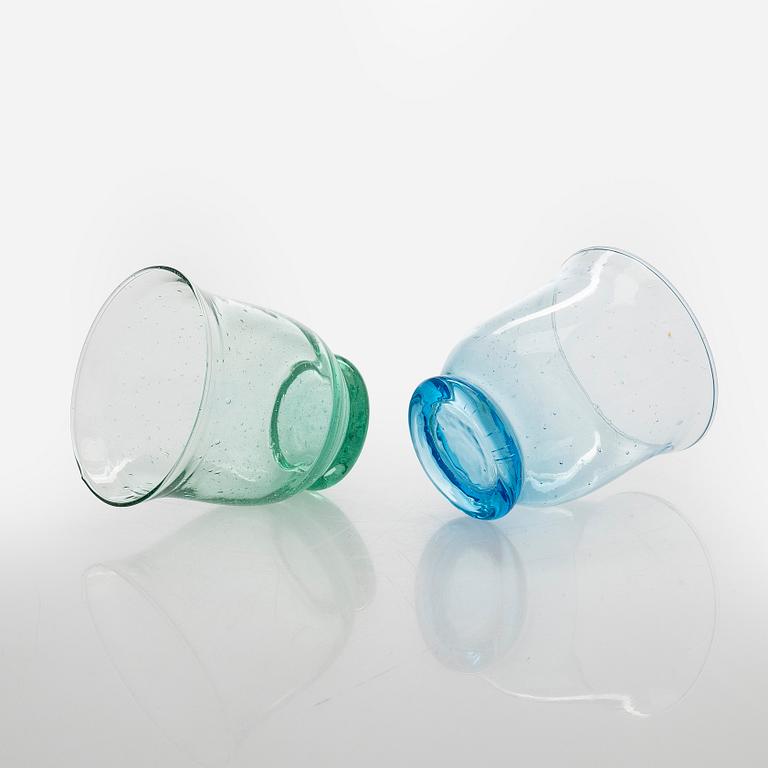 Gunnel Nyman, saftservis, modell 3258 och 3259, Riihimäki Glassbruk Ab. Formgiven 1932.