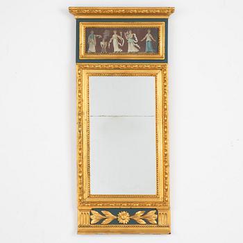 Mirror, late Gustavian, circa 1800.