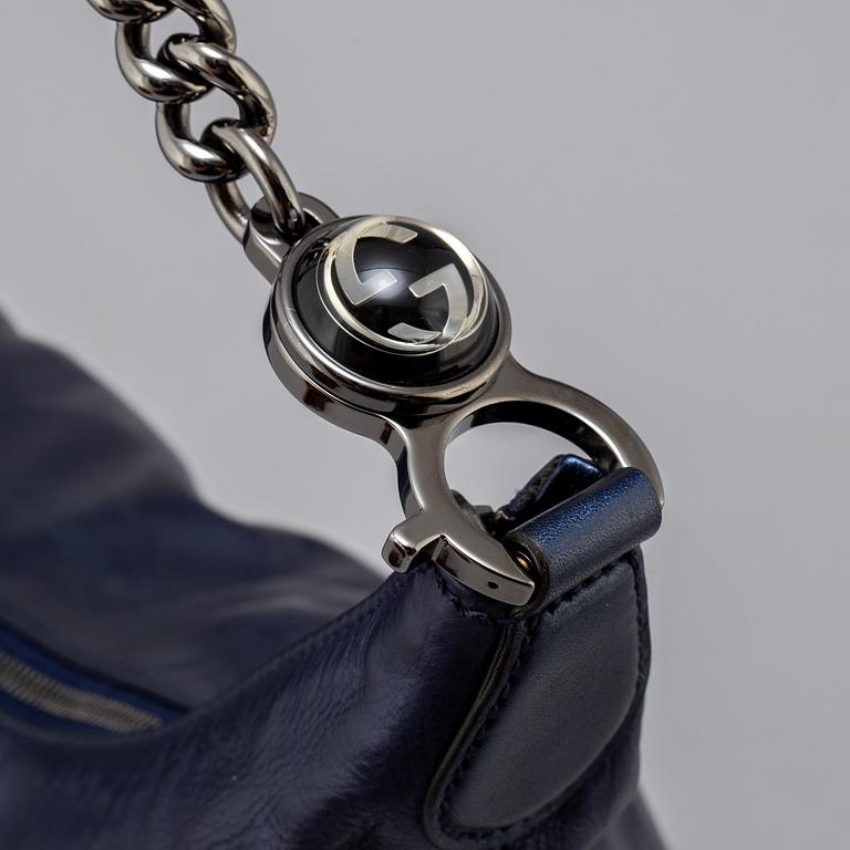 GUCCI, "Soho Metallic Leather Chain Shoulder Bag".