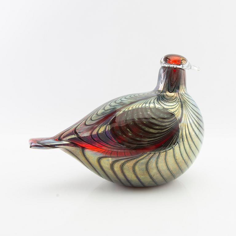 Oiva Toikka, figurine signed Nuutajärvi/Notsjö Finland.