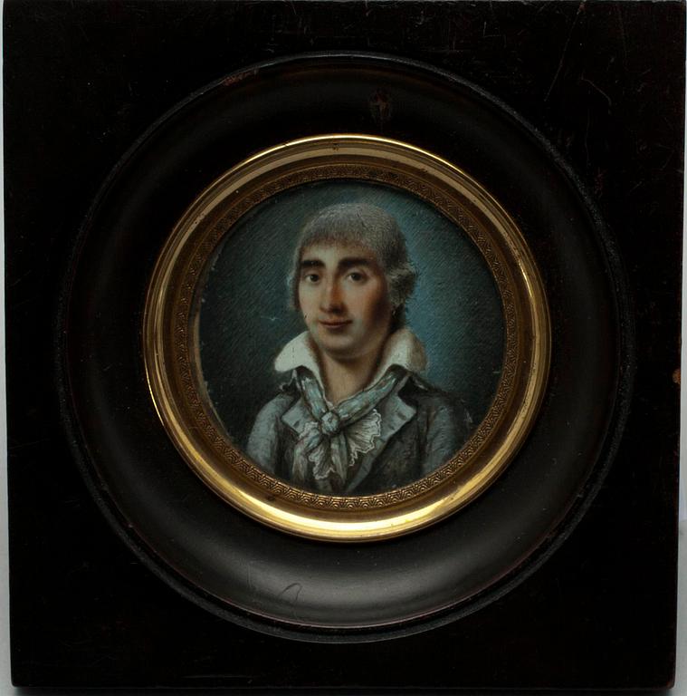 MINIATYRER, 2 st, sekelskiftet 1700/1800.