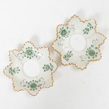 Meissen, servisdelar, 5 delar, tidigt 1900-tal.