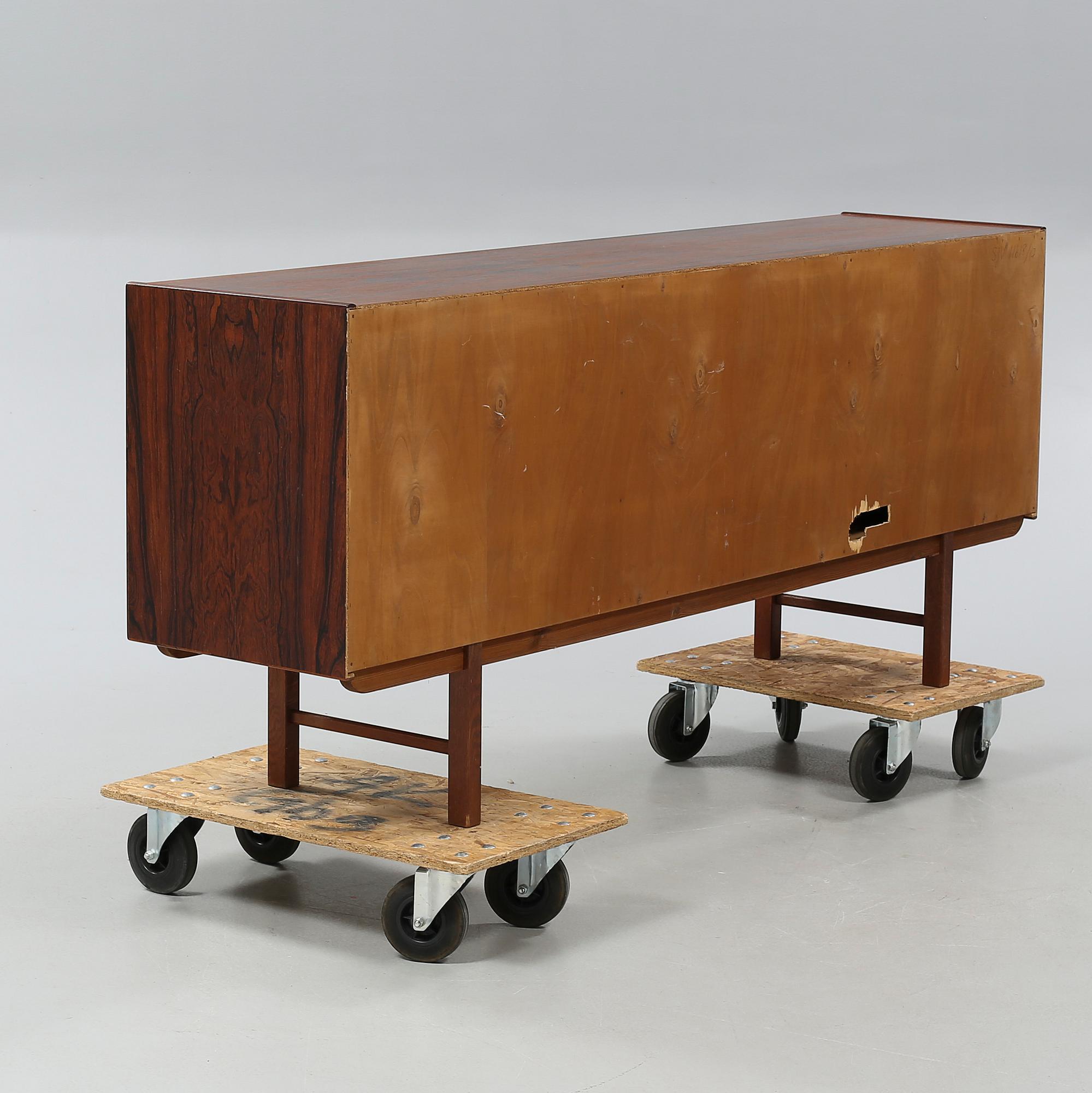 An Ikea sideboard, "Ladoga", 1960-tal. CITES-certificate.