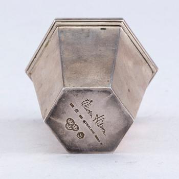 BÄGARE, silver, Wiwen Nilson, Lund 1965. 90g.