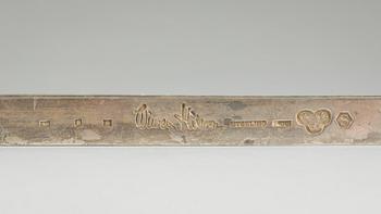 TÅNG, silver. Wiwen Nilsson. Lund 1974. Ca 50g.