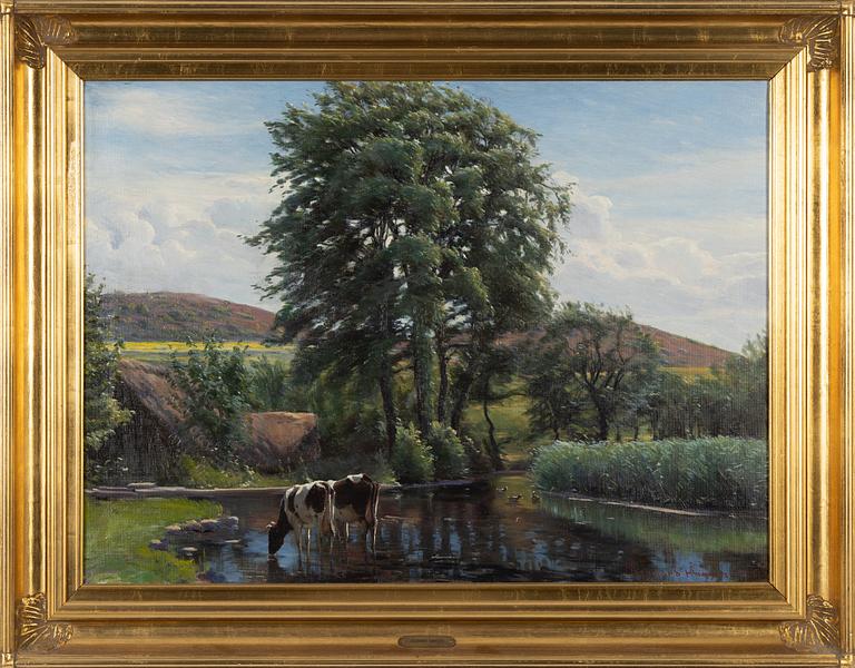 Sigvard Marius Hansen, olja på duk, signerad och daterad 1929.