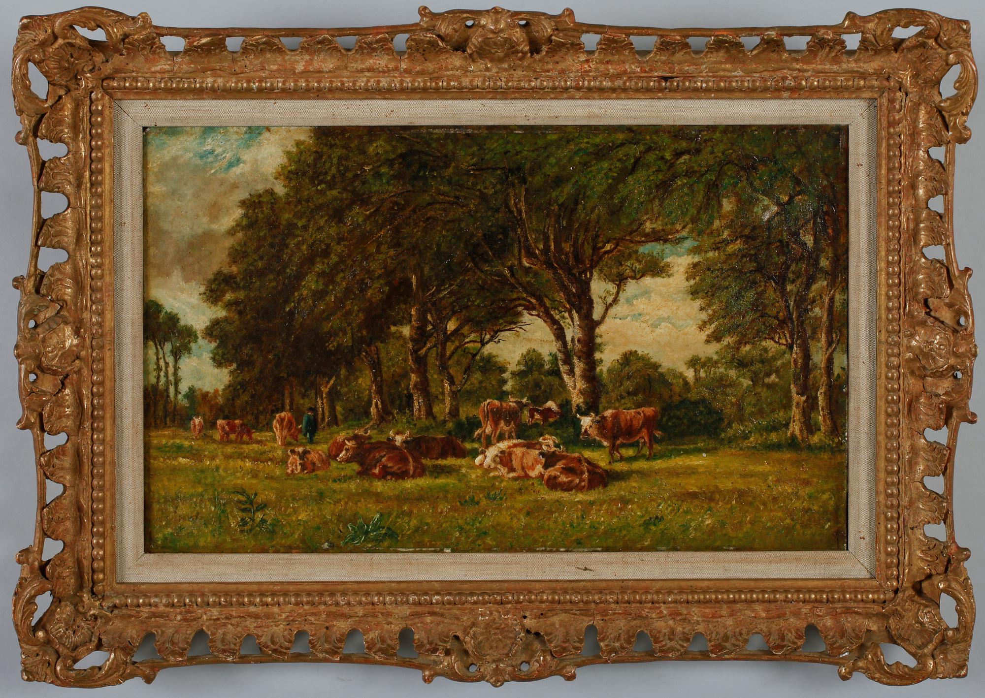 OKÄND KONSTNÄR, olja på duk, England 1800-tal.
