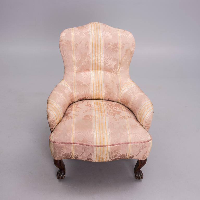 FÅTÖLJ, Emma, 1800-tal.