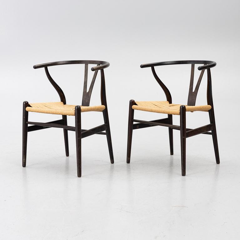Hans J. Wegner, A pair, Y Chair / CH 24, Carl Hansen & Søn, Denmark.