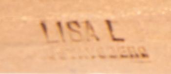 Lisa Larson, figurin signerad  stengods Gustavsberg.