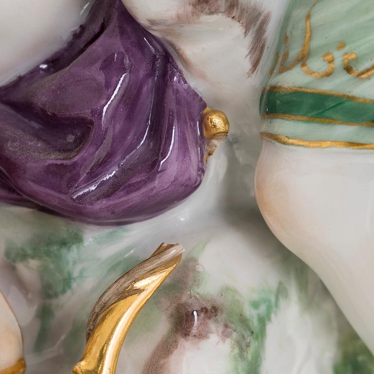 A porcelain figure group, probably Meissen, early 1900s.