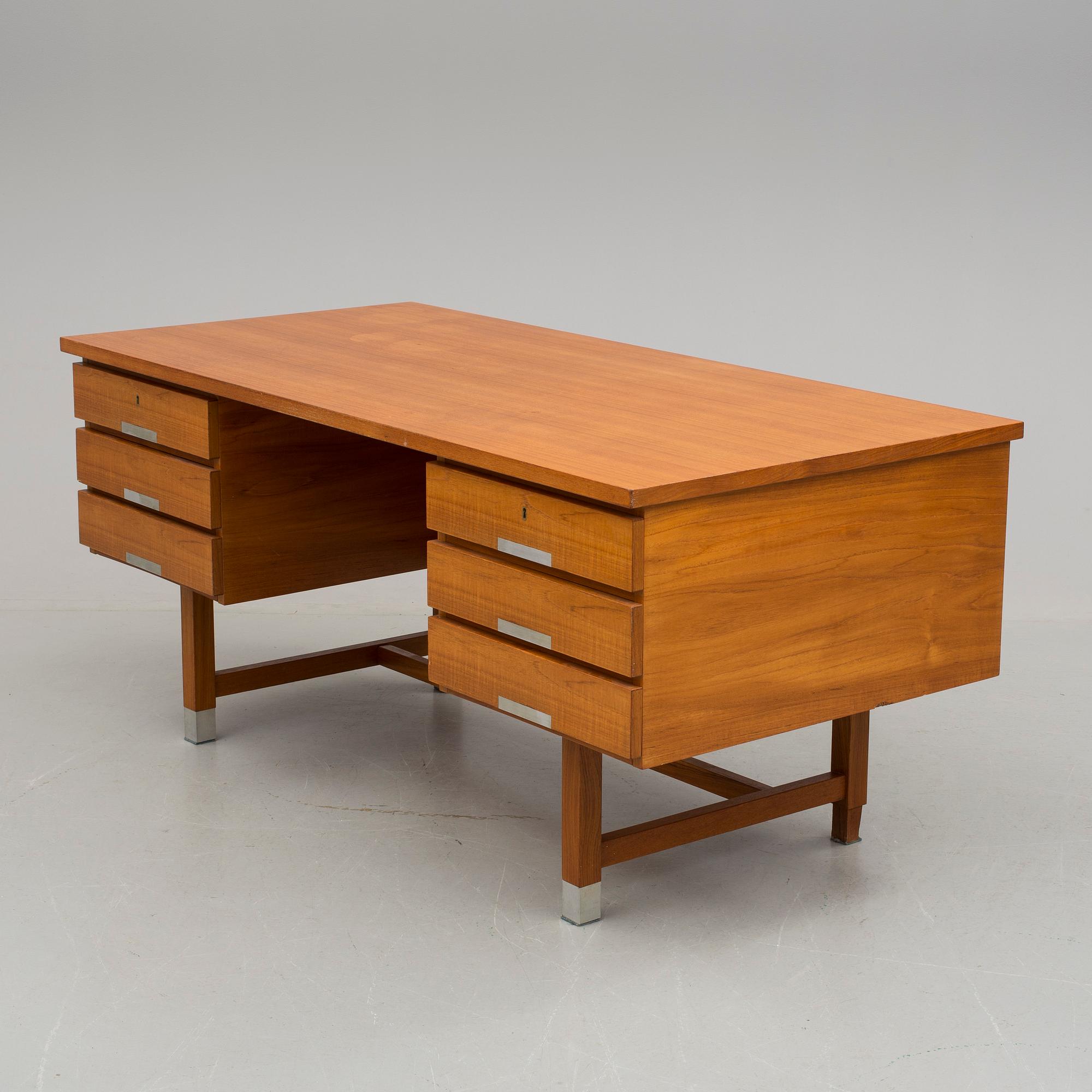SKRIVBORD, Kai Kristiansen. Feldballes Møbelfabrik, Danmark 1960/1970-tal.