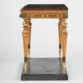 A late Gustavian console table early 19 th century.