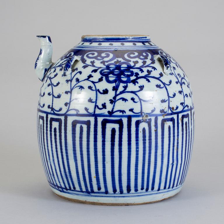 KANNA, porslin, Kina, 1800-tal.