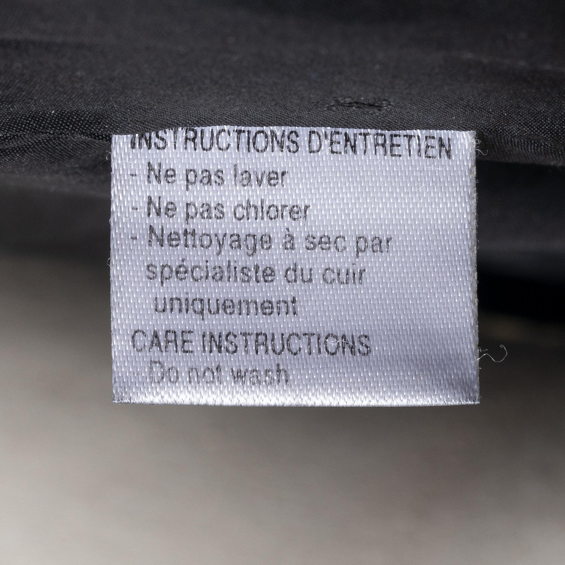 Chanel, A 1990's leather jacket.