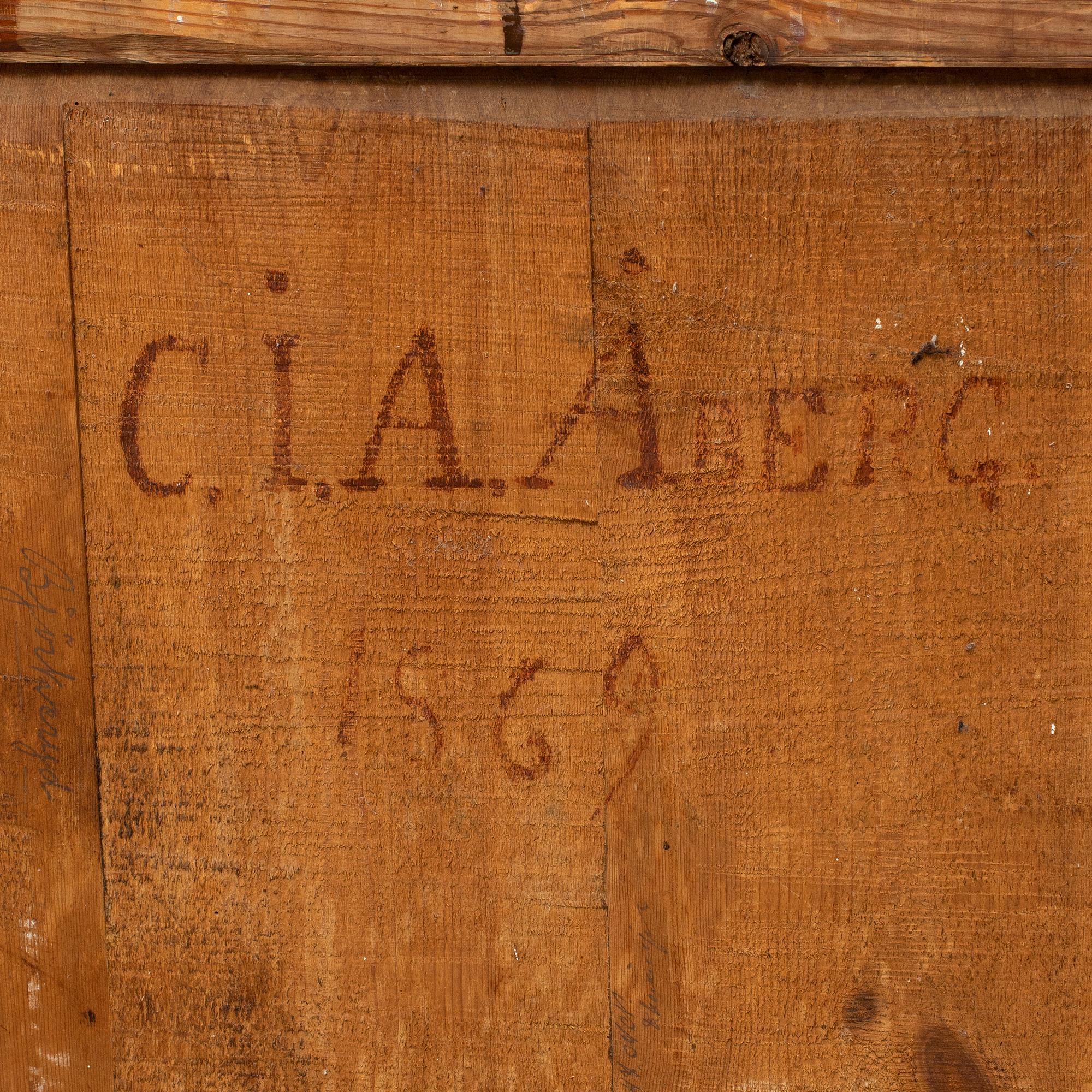 A chest of drawers from the second half of the 1800's.