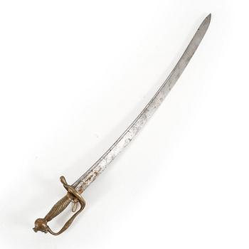 HUGGARE, sannolikt m/1795 för artilleriet, Sverige.