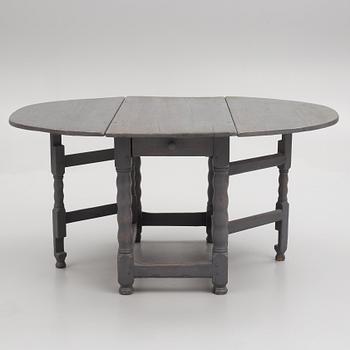 A gate leg table, Sweden, 18th century.