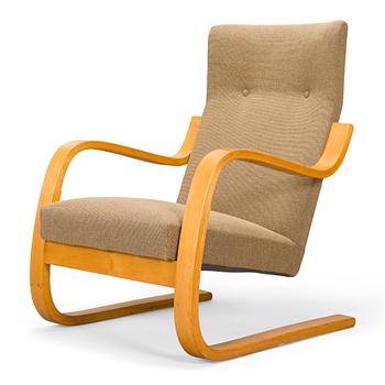 Alvar Aalto, a 1940's armchair, model 35, for O.Y. Huonekalu- ja Rakennustyötehdas A.B. Finland.