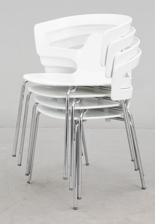 KARMSTOLAR, 4 st, "Segesta", Alfredo Häberli, Alias Design, formgiven 2002.