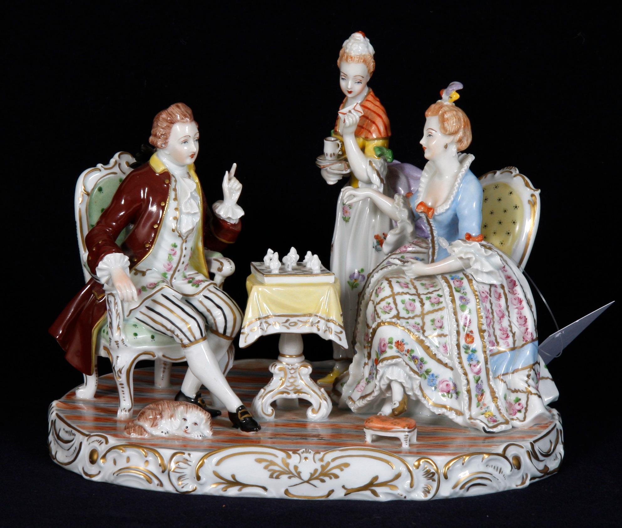 FIGURINGRUPP, porslin, Dresden.