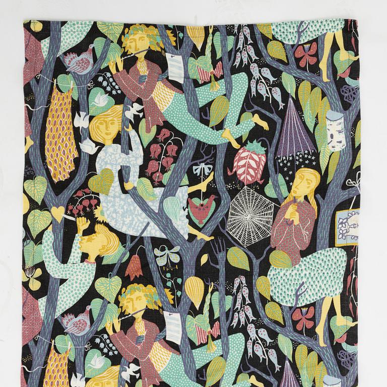 Stig Lindberg, gardiner, 4 st, "Melodi".