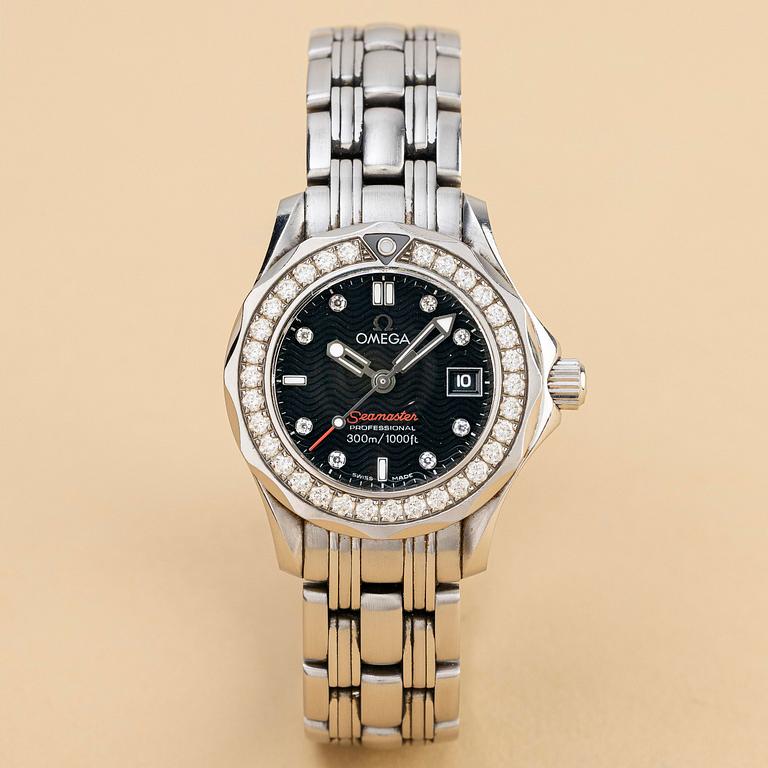 Omega, Seamaster, Diver 300M, "Diamond-set dial and bezel", ca 2016.