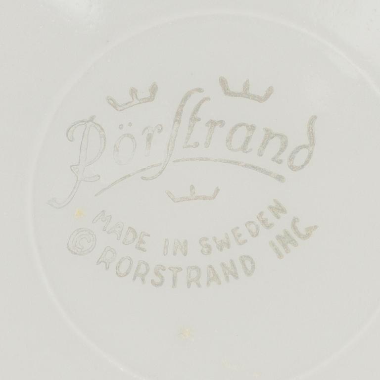 LOUISE ADELBORG, matservis, 55 delar, porslin, "Swedish Grace/Nationalservisen", Rörstrand och Lidköping 1930-1950-tal.