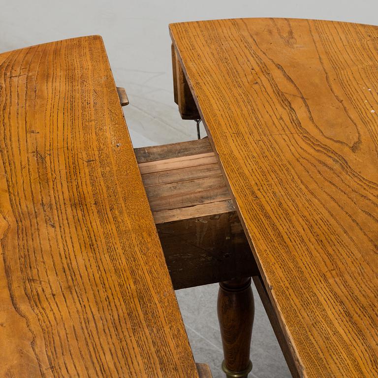 A Swedish mid 19th century dinner table.