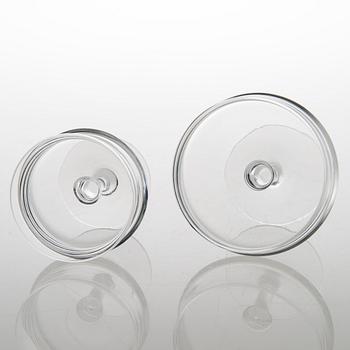 TAPIO WIRKKALA, 14-piece glaswear set, "Romantica", Iittala, the latter half of the 20th century.