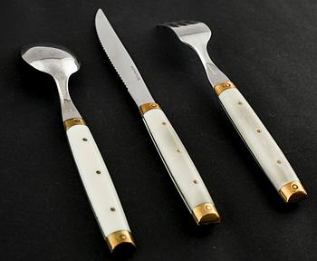 A set of cutlery, 32 pcs, some by Melron, second half of the 20th century.