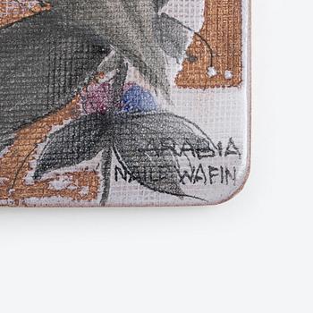 Naile Wafin, a wall plaque, Arabia, Finland.