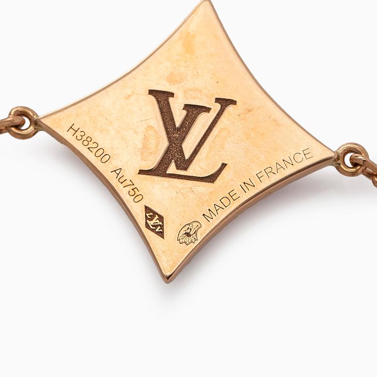 Louis Vuitton, armband, "Color Blossom BB Star", 18K roséguld, rosa pärlemor och en briljantslipad diamant.