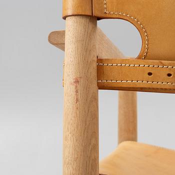 Børge Mogensen, armchairs, a pair, model 3238, Fredericia Stolefabrik, Denmark, 1960s/70s.