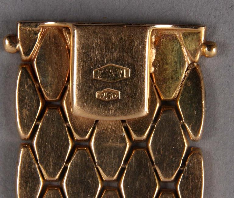 ARMBAND, 18K guld.