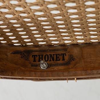 Armchairs, 6, model No. 3, Thonet, first half of the 20th century.