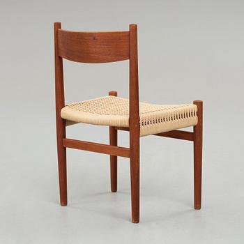 HANS J WEGNER, a teak "CH40" chair for Carl Hansen & Søn, Denmark, 1950-60's.