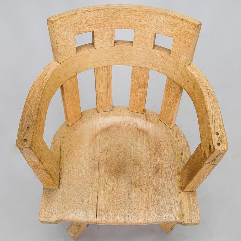 Skrivbordsstol, omkring 1900.