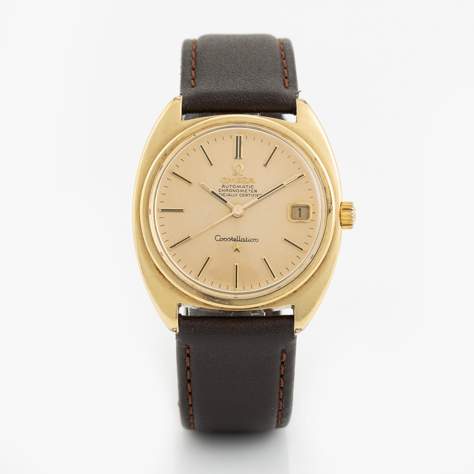 Omega, Constellation, "C", Chronometer, wristwatch, 35 mm.