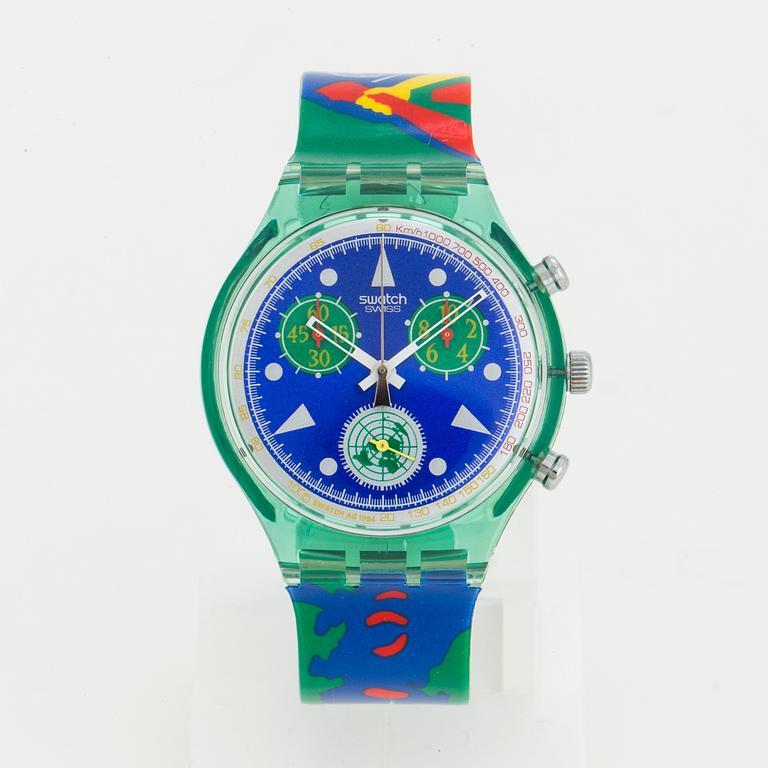 SWATCH, Special, Unlimited, chronograph, wristwatch, 36 mm,