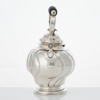 A Swedish Rococo silver tea-pot, mark of Johan Petterson, Söderhamn 1759.